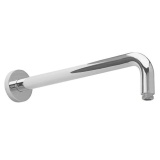 BC Designs Victrion Brushed Chrome Straight Wall Shower Arm Cut Out
